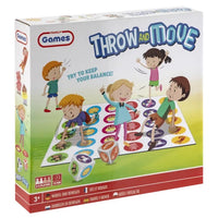 Pakovanje Twister Throw &amp igre aktivnosti sa šarenim poljima za igru.