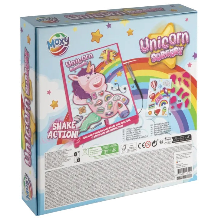 Dijete igra Unicorn Surgery Steady Hand, precizna igra vještine sa motivom jednoroga.