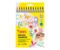 JOVI Lettering akvarelni flomasteri s vrhom u obliku kista 12 kom