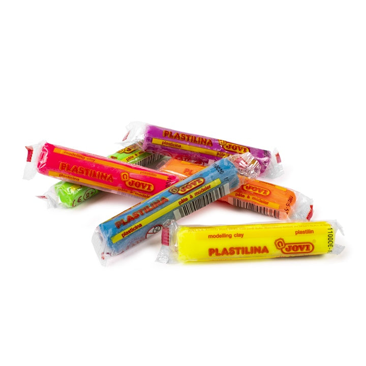 JOVI Neon sjenila od plastelina 6 x 15 g — slika 2