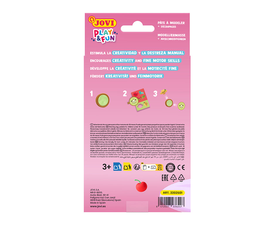 JOVI Play&Fun Mini set s prirodnim plastelinom