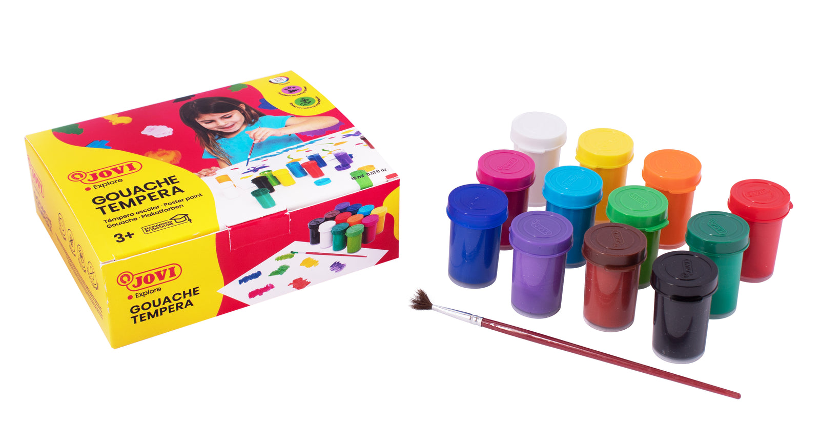 JOVI Premium tempere 12 x 15 ml s kistom
