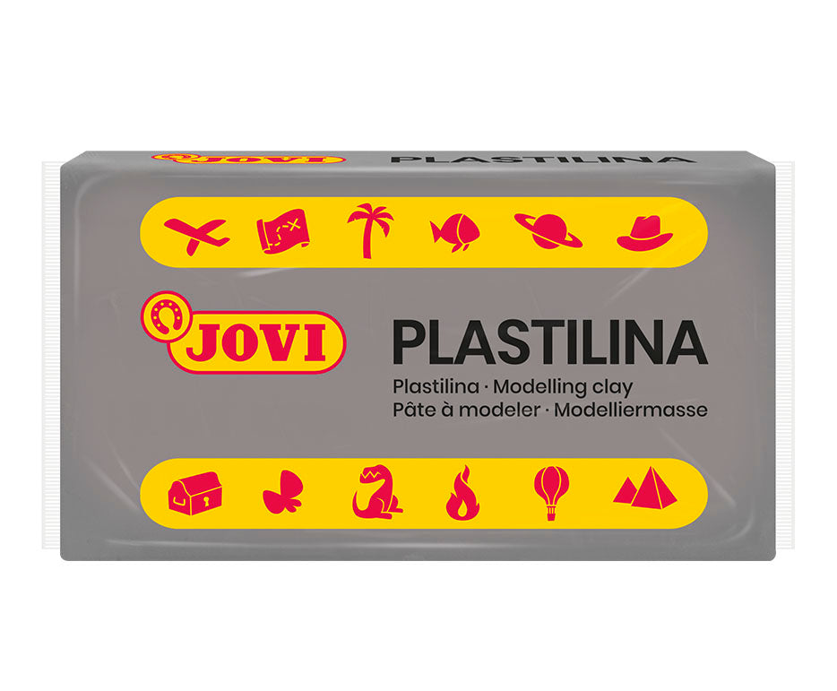 JOVI prirodni plastelin 50 g - sivi