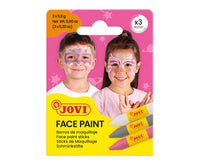 JOVI set boja za lice u stiku 3 x 5,6 g - roza, srebrna i bijela