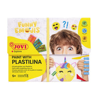 JOVI set Funny Emojis - slikanje plastelinom — slika 1