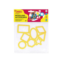 JOVI set od 8 plastičnih kalupa geometrijskih oblika za modeliranje i kreativni rad sa glinom.