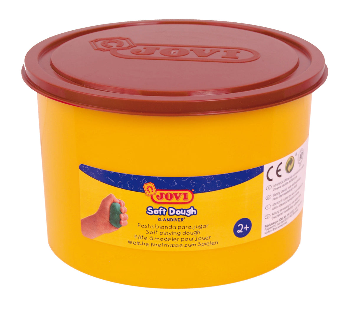 JOVI Soft Dough meka masa za modeliranje 460 g – smeđa