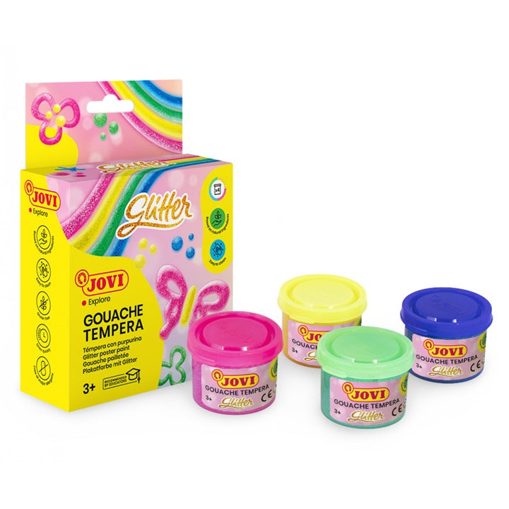 JOVI svjetlucave tempera boje 4x35 ml — slika 2