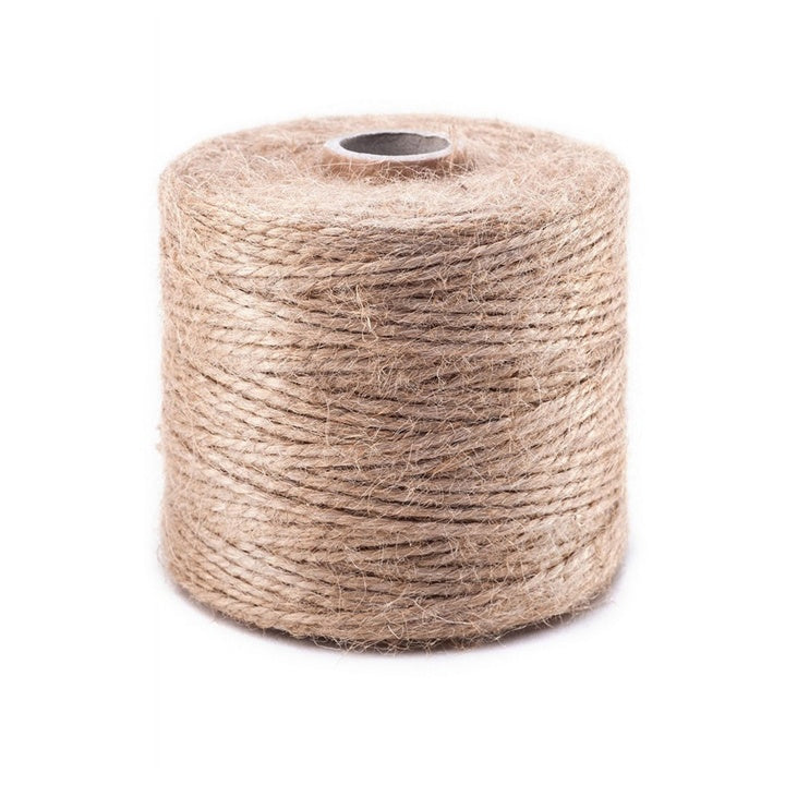Kupovni juteni kanap debljine 2 mm, težine 500 g, idealan za kreativne projekte i dekoraciju.