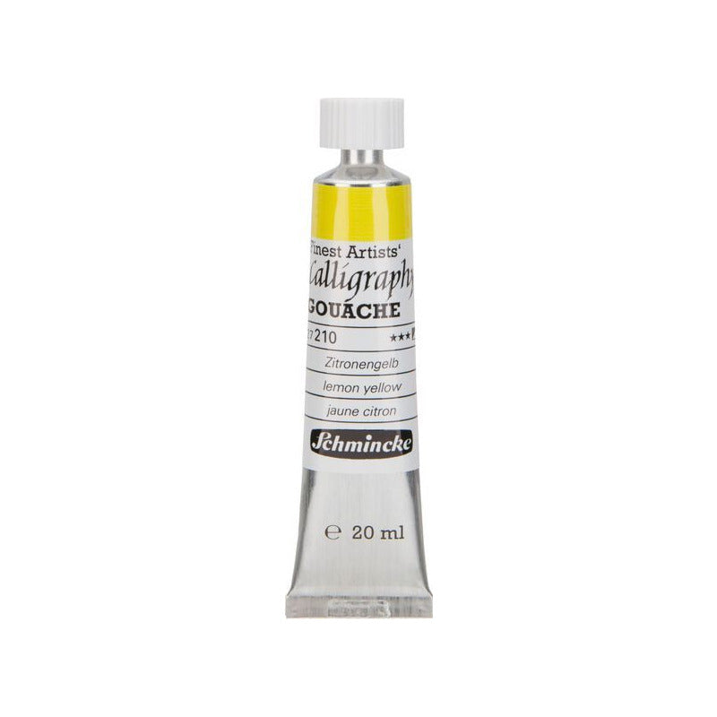 Kaligrafski gvaš Schmincke Calligraphy Gouache 20 ml – 210 Limun žuta