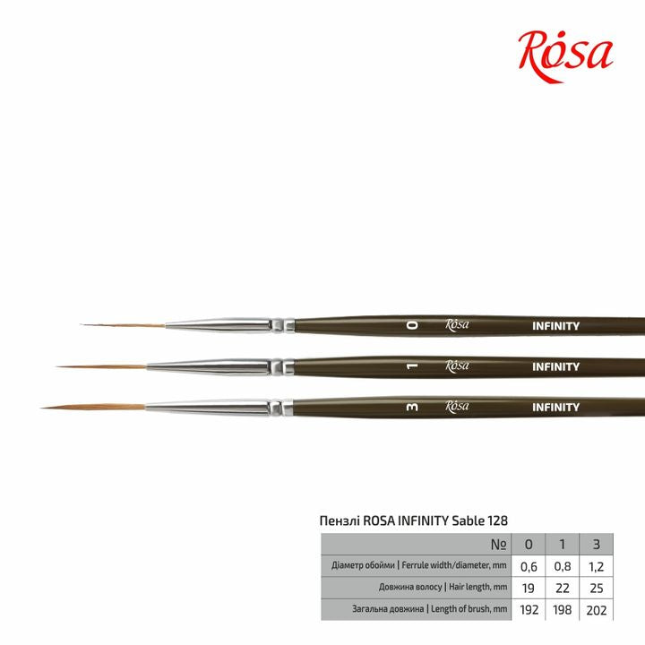 Set ROSA INFINITY 128 kistova od kuninog krzna u različitim veličinama