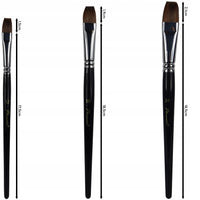 Kistovi Phoenix 6616S4 od prirodne dlake lasice - set od 3 dijela