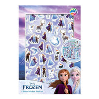 Knjiga svjetlucavih naljepnica Frozen A5 sa osam listova za kreativno ukrašavanje.