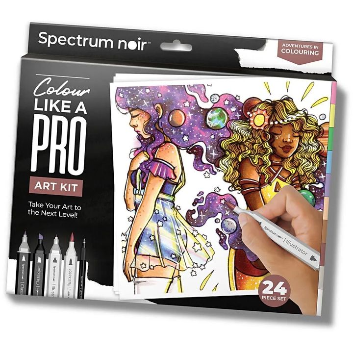 Komplet za ilustraciju ADVENTURES IN COLOURING — slika 1
