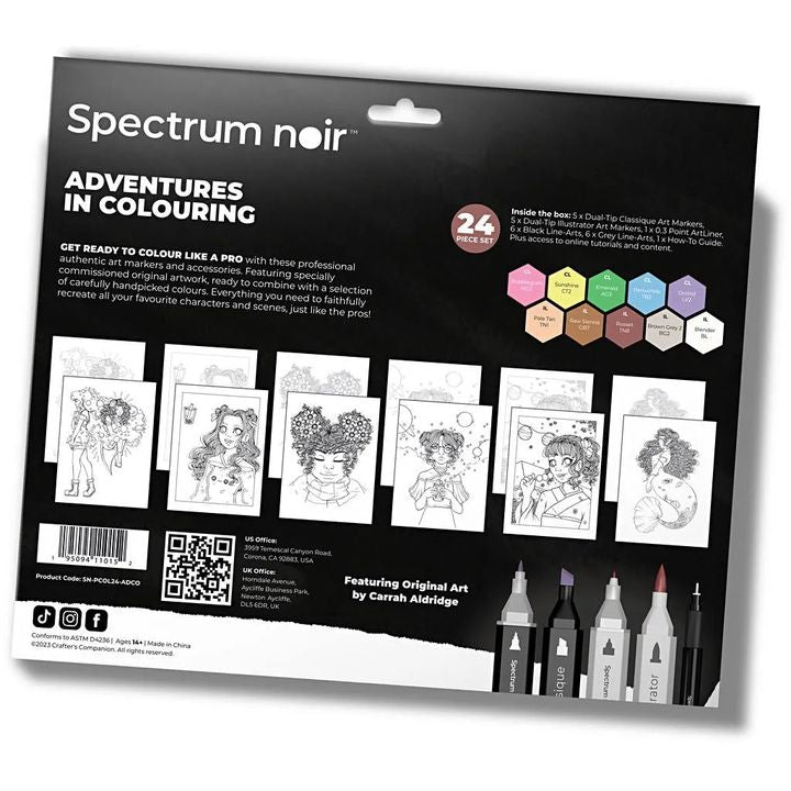 Komplet za ilustraciju ADVENTURES IN COLOURING — slika 2