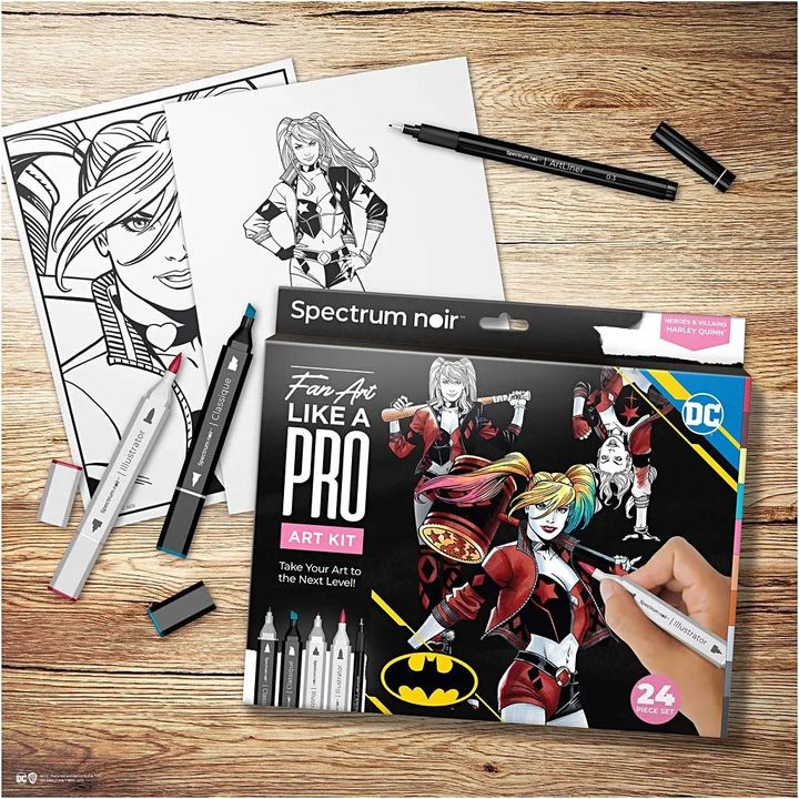 Komplet za ilustraciju HARLEY QUINN — slika 4
