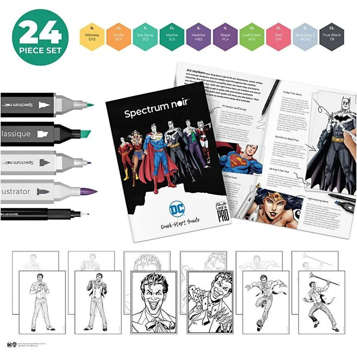 Komplet za ilustraciju HEROES AND VILLAINS : THE JOKER — slika 2