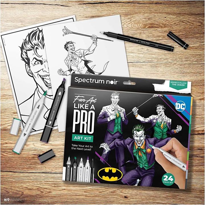 Komplet za ilustraciju HEROES AND VILLAINS : THE JOKER — slika 4