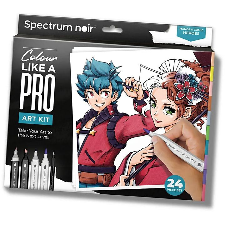Komplet za ilustraciju MANGA A COMIC HEROES — slika 1