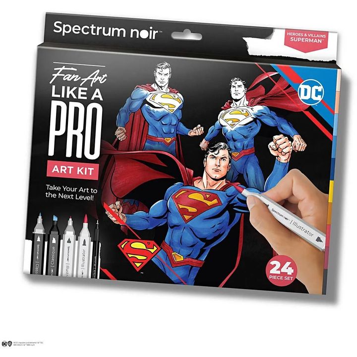 Komplet za ilustraciju SUPERMAN — slika 1