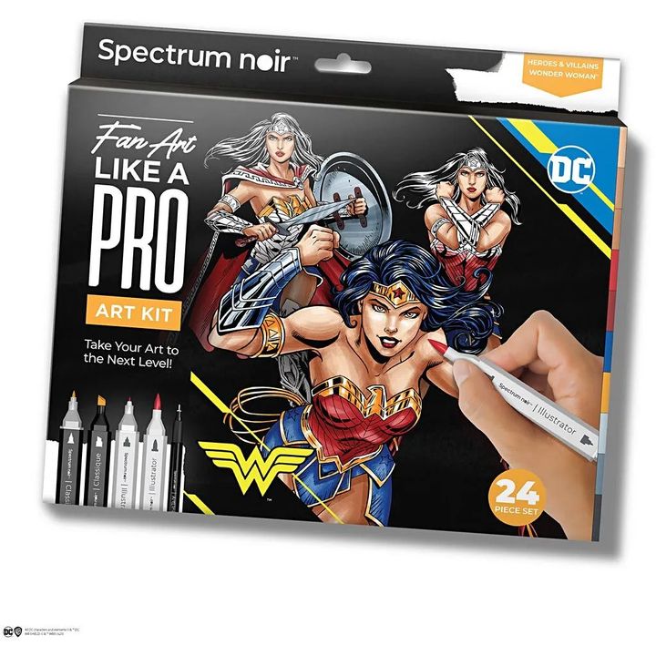 Komplet za ilustraciju WONDER WOMAN — slika 1