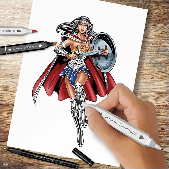 Komplet za ilustraciju WONDER WOMAN — slika 3