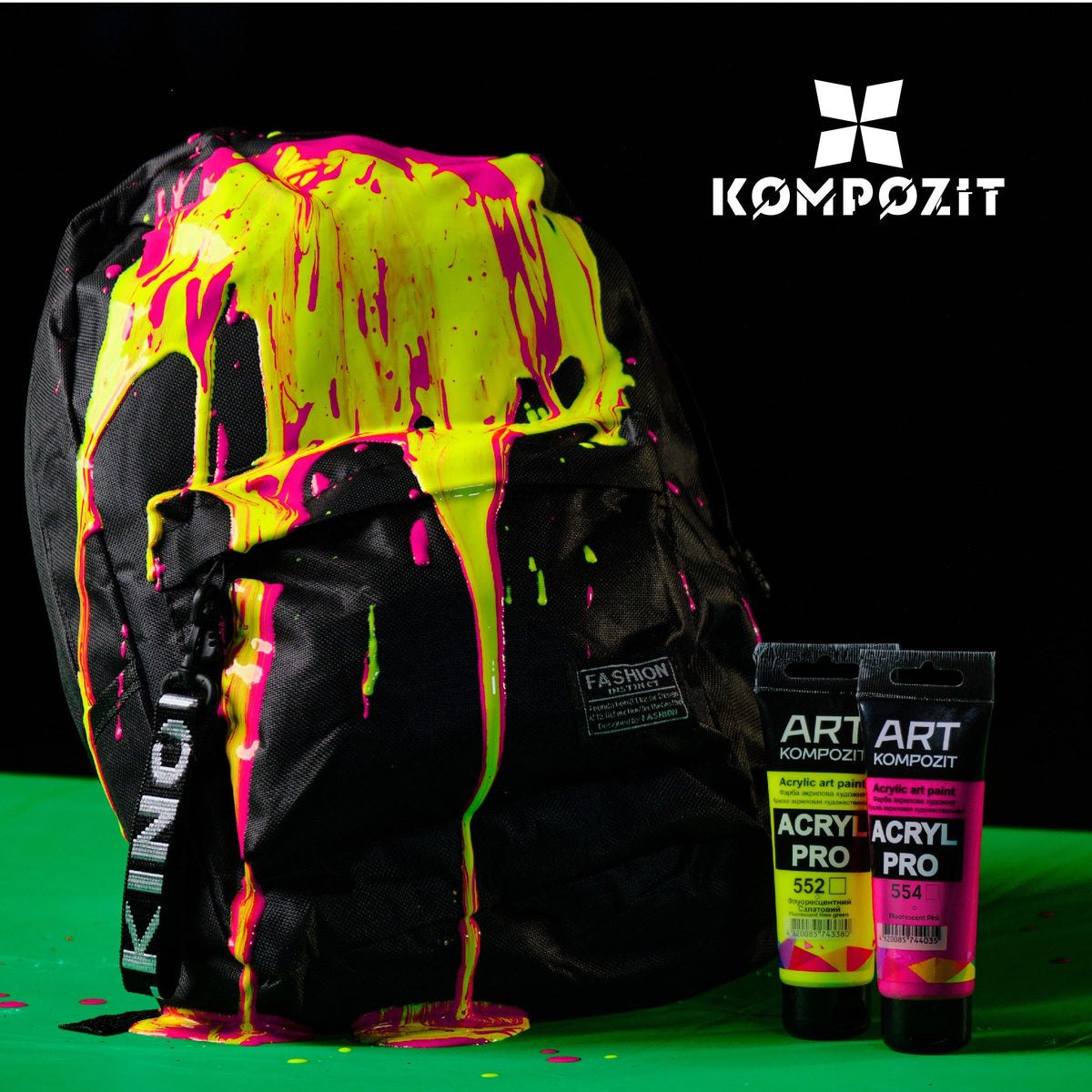 Fluorescentna akrilna boja ACRYL PRO ART Kompozit 75 ml