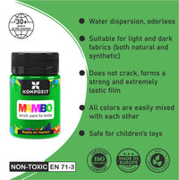 Akrilna boja za tekstil i kožu MAMBO 50 ml