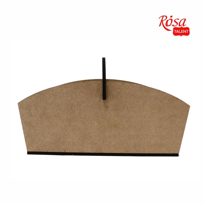Dekorativna MDF korpa sa ručkom ROSA TALENT, praktičan dodatak za organizaciju kreativnog materijala u ateljeu.