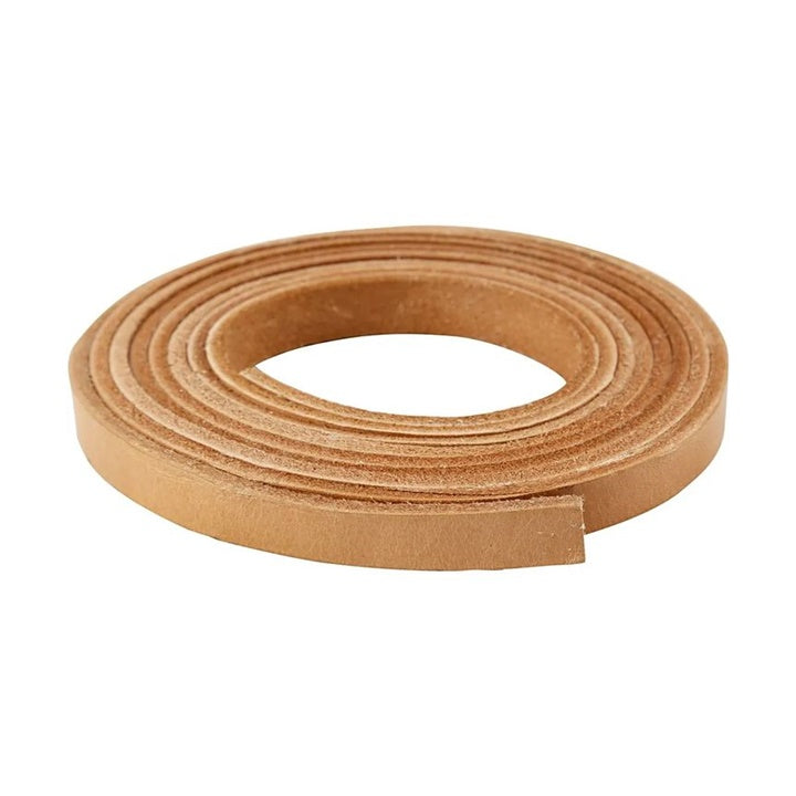 Crni kožni remen 3 mm x 2 m, idealan za kreativne projekte i izradu aksesoara.