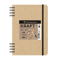 Kraft skicovací blok CLAIREFONTAINE 115 g/m² A5 – A4 - 80 listov