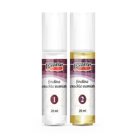 Krakelirajući lak Pentart Fineline sa sitnim pukotinama, dvokomponentni, 2x 20 ml set
