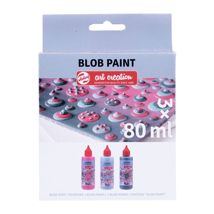 Kreativni set Art Creation Blob Paint pink 3 x 80 ml — slika 1