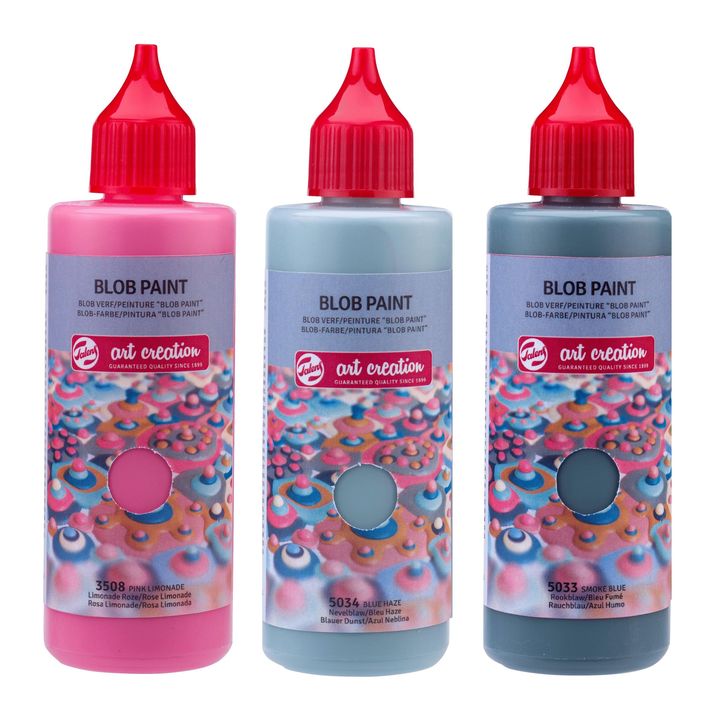 Kreativni set Art Creation Blob Paint pink 3 x 80 ml — slika 3