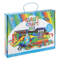 Kreativni set Giant Craft Box 500 kom plavi sa raznovrsnim materijalima za dječje rukotvorine.