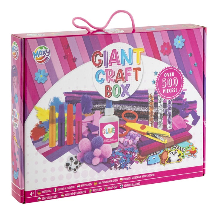 Giant Craft Box kreativni set sa 500 dijelova u roze boji za dječiju kreativnost