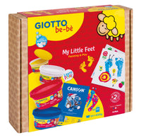 Kreativni set GIOTTO be-bè My Little Feet za otiske ruku i nogu – 5 kom