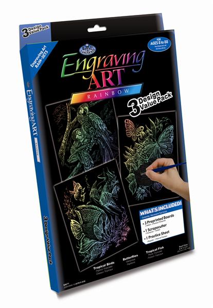 Kreativni set za graviranje - 3 šeme
