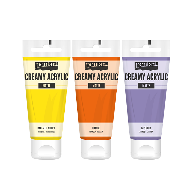 Kremasta mat akrilna boja Pentart 60 ml - izaberite nijansu — slika 1