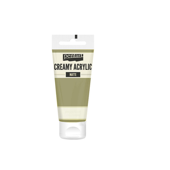 Kremasta mat akrilna boja Pentart 60 ml - izaberite nijansu — slika 17