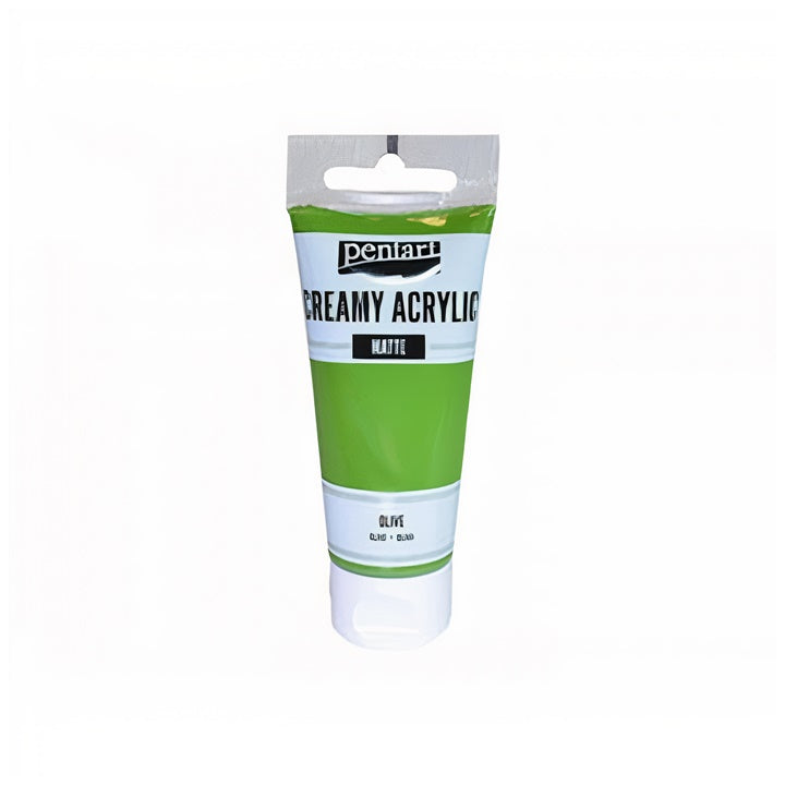 Kremasta mat akrilna boja Pentart 60 ml - izaberite nijansu — slika 3