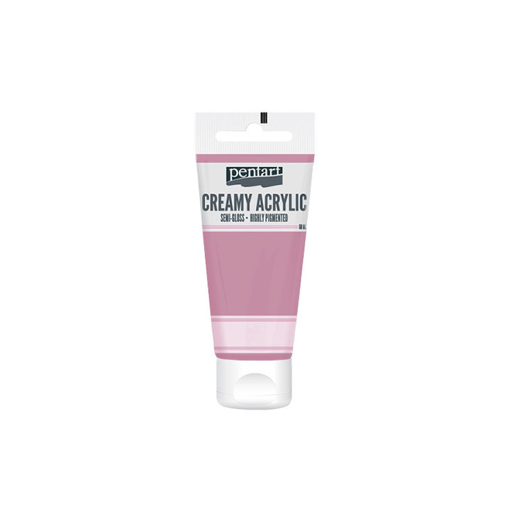 Kremasta polusijajna akrilna boja Pentart 60 ml - izaberite nijansu — slika 27