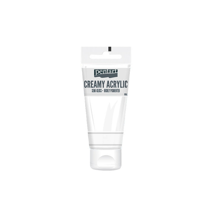 Kremasta polusijajna akrilna boja Pentart 60 ml - izaberite nijansu — slika 14