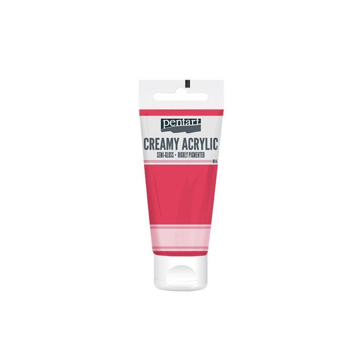 Kremasta polusijajna akrilna boja Pentart 60 ml - izaberite nijansu — slika 15