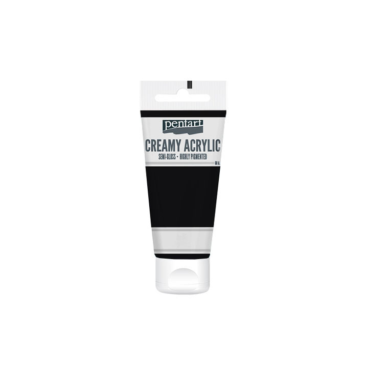 Kremasta polusijajna akrilna boja Pentart 60 ml - izaberite nijansu — slika 13