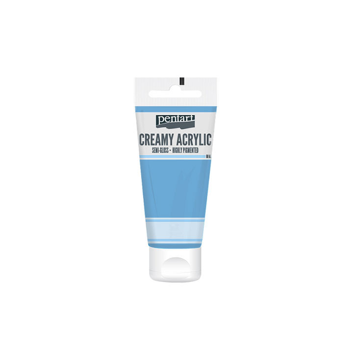 Kremasta polusijajna akrilna boja Pentart 60 ml - izaberite nijansu — slika 29