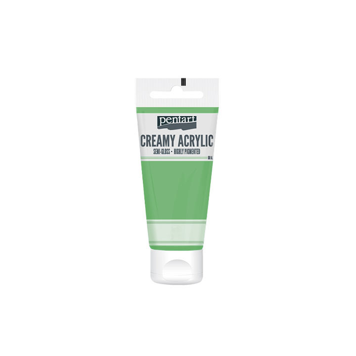 Kremasta polusijajna akrilna boja Pentart 60 ml - izaberite nijansu — slika 32