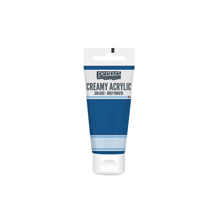 Kremasta polusijajna akrilna boja Pentart 60 ml - izaberite nijansu — slika 18