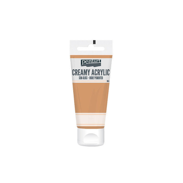 Kremasta polusijajna akrilna boja Pentart 60 ml - izaberite nijansu — slika 25