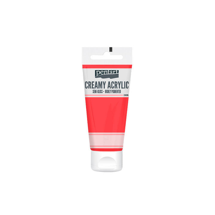 Kremasta polusjajna akrilna boja Pentart 200 ml - izaberi nijansu — slika 4